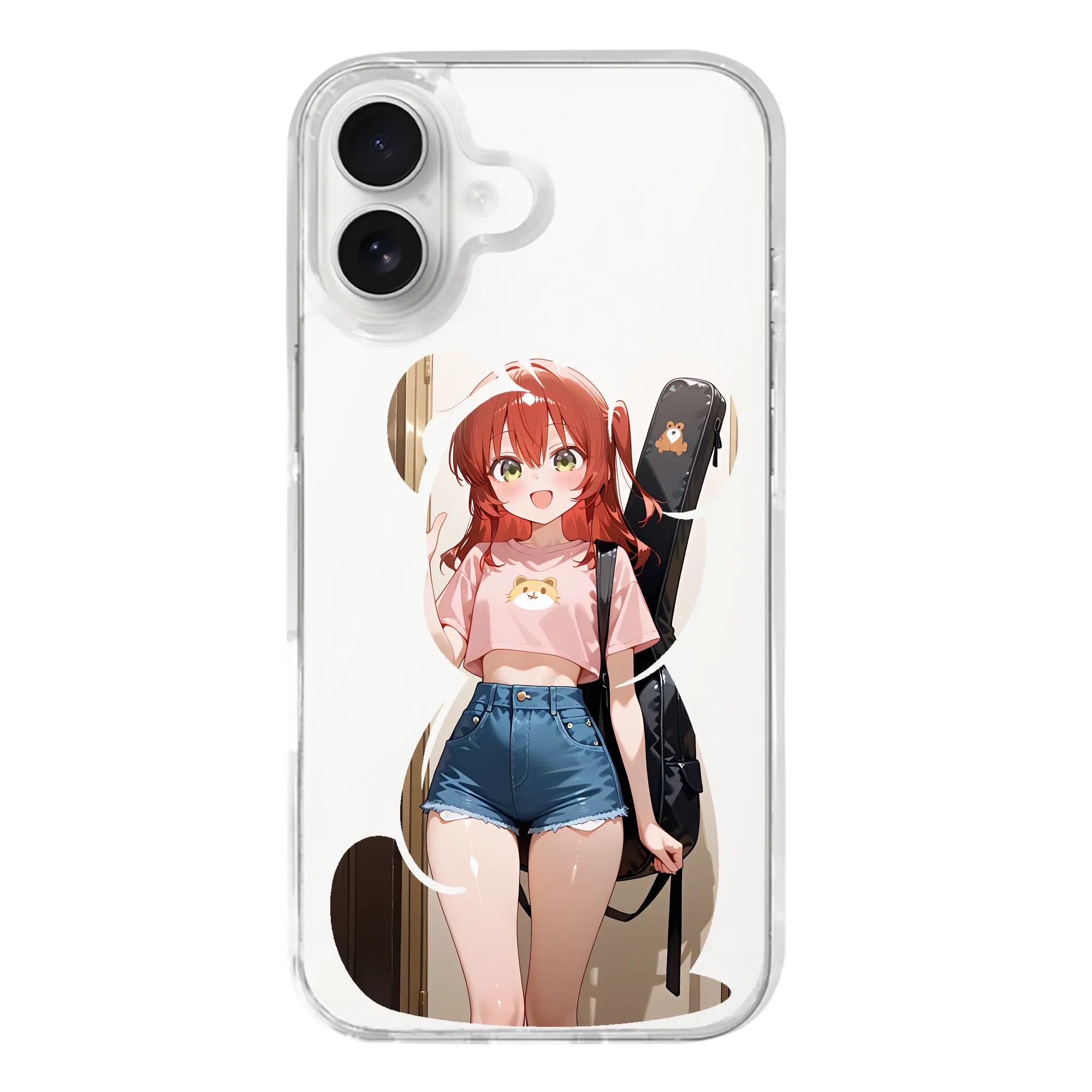 ぼっちざろっく！ グッズ,喜多郁代 - iPhone 17シリーズ 透明スマホケース – 薄型・耐衝撃・精密フィット保護カバー